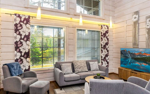 Rukan Villa Lux a: Neige, Bois, L'Hiver, Chalet, Maison, Toit, Domicile, Gelé, Cabane En Rondins, Brindille
