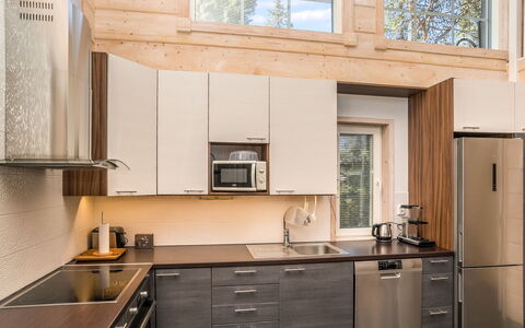 Rukan Villa Lux a: Neige, Bois, L'Hiver, Chalet, Maison, Toit, Domicile, Gelé, Cabane En Rondins, Brindille