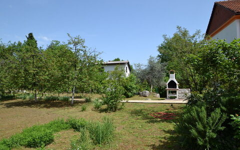 Opatija Ika 106: Plante, Ciel, Paysage Naturel, Arbre, Lot Terre, Herbe, Paysage, Chalet, Arbuste, Fenêtre