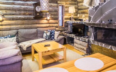 Rukakämmekkä: Bois, Domicile, Chalet, Cabane En Rondins, Gelé, Salon, Tache De Bois, L'Hiver, Dur, Lumber
