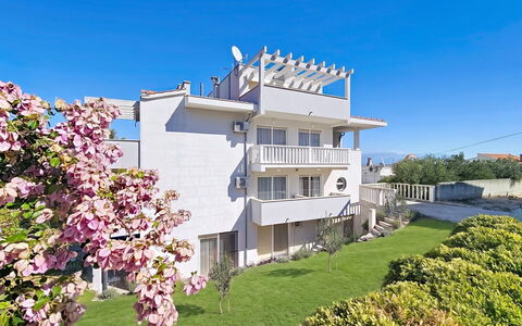 Trogir Slatine 166: Piscine, Chaîne De Montagnes, Eco Hôtel, Recours, Biens, Vallée, Villa, Aménagement Paysager, Ville Resort, Arrière-Cour