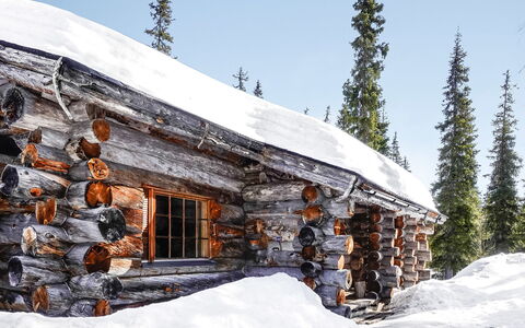 Luostonseita 3: Chalet, Maison, Domicile, Batiments Jardin, Siding, Cabane En Rondins, Ferme, Biens, Cabanon, Cour