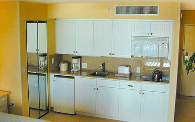 Gulf Resort 10.1: Comptoir, Cabinetry, Bâtiment, Evier, Évier, Appareil De Cuisine, Cuisine, Robinet, Cuisinière, Maison