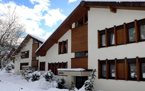 Primula Apt. B: Neige, Propriété, Maison, Domicile, L'Hiver, Bâtiment, Zone Résidentielle, Immobilier, Architecture, Quartier