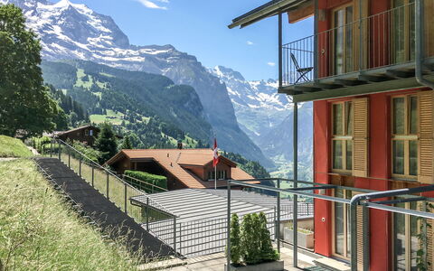 Schweizerheim Apt.5: Montagnes Relief, Montagne, Chaîne De Montagnes, Propriété, Alpes, Maison, Bâtiment, Pente, Immobilier, Station De Montagne
