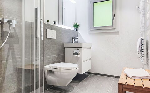Bergkristall Apt. P: Design Intérieur, Salle De Bains, Sol, Luminaire Plomberie, Toilette, Sol, Évier, Siège De Toilette, Plomberie, Robinet
