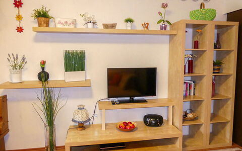 Walter: Propriété, Meubles, Plante, Plante D'Appartement, Étagère, Rayonnage, Orange, Bois, Design Intérieur, Bureau D'Ordinateur