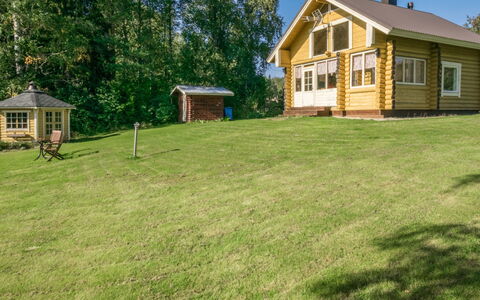 Ahvenranta: Arbre, Banque, Maison, Chalet, Lac, Étang, Forêt, Cabane En Rondins