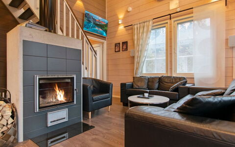 Villa Nummenranta 1: Bois, Neige, Chalet, L'Hiver, Toit, Domicile, Gelé, Cabane En Rondins, Siding, Pente