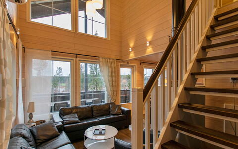 Villa Nummenranta 1: Bois, Neige, Chalet, L'Hiver, Toit, Domicile, Gelé, Cabane En Rondins, Siding, Pente