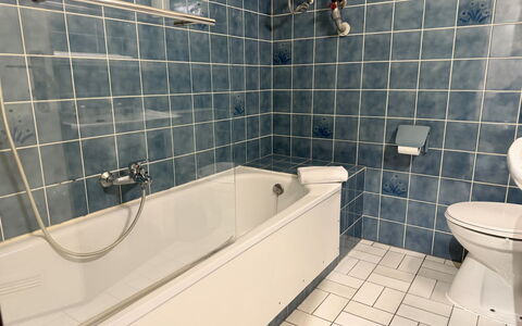 Bredene 410: Salle De Bains, Luminaire Plomberie, Baignoire, Sol, Design Intérieur, Sol, Plomberie, Robinet, Tuile, Douche