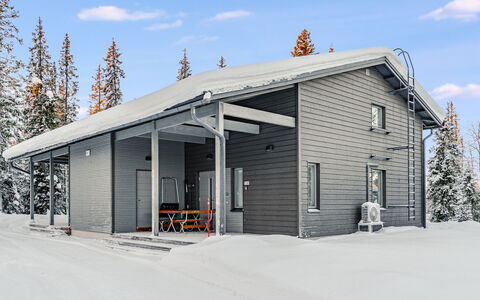Villa Vuosseli a 1: Neige, Bois, L'Hiver, Chalet, Maison, Toit, Domicile, Gelé, Cabane En Rondins, Brindille