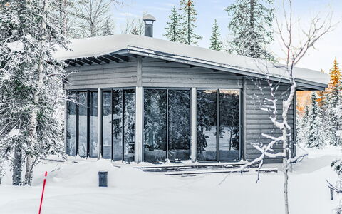 Villa Vuosseli a 1: Neige, Bois, L'Hiver, Chalet, Maison, Toit, Domicile, Gelé, Cabane En Rondins, Brindille