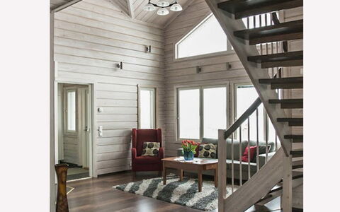 Tervaharju: Bois, Siding, Chalet, Maison, Domicile, Planche, Batiments Jardin, Cabane En Rondins, Dur, Porche