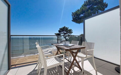 Le Platin: Mer, Océan, Côte, Balcon, Ombre, Plage, Mobilier De Jardin, Baie