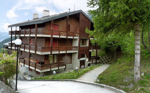 Ovronnaz 119: Maison, Propriété, Architecture, Bâtiment, Immobilier, Domicile, Zone Résidentielle, Biens, Arbre, Façade