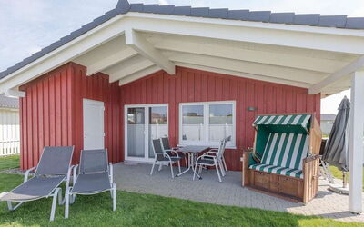 Strandflieder 100.14: Ciel, Ombre, Lot Terre, Chalet, Siding, Façade, Zone Résidentielle, Paysage, Toit, Herbe