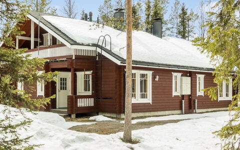 Hirvas Levi 2: Bois, Neige, Chalet, L'Hiver, Toit, Domicile, Gelé, Cabane En Rondins, Siding, Pente