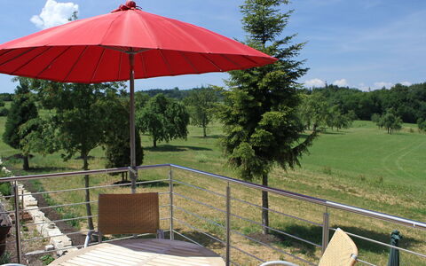 Lärche: Ciel, Plante, Propriété, Table, Arbre, Ombre, Parapluie, Nuage, Mobilier De Jardin, Herbe