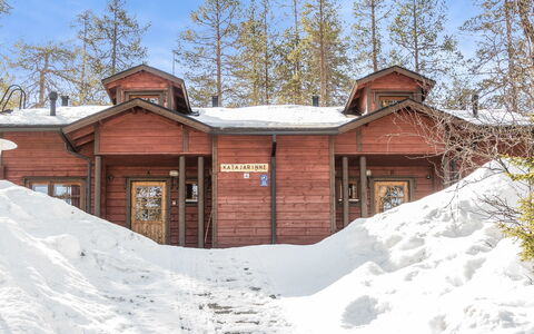Katajarinne B: Neige, Bois, L'Hiver, Chalet, Maison, Toit, Domicile, Gelé, Cabane En Rondins, Brindille
