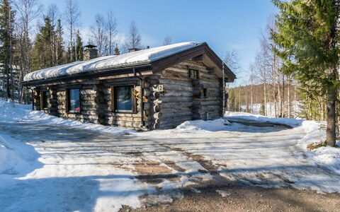 Mustalampi 2 Kurkiaura: Bois, Neige, Chalet, L'Hiver, Toit, Domicile, Gelé, Cabane En Rondins, Siding, Pente