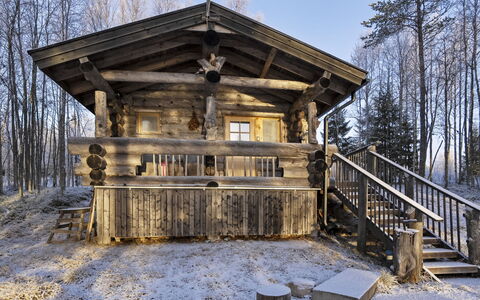 Saarenkainalo: Bois, L'Hiver, Neige, Chalet, Gelé, Cabane En Rondins, Cabane, Planche, Dur