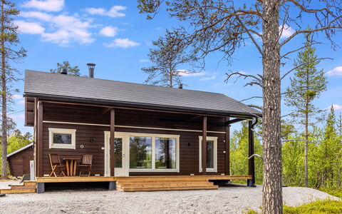 Villa Goskanjavri: Bois, Domicile, Chalet, Siding, Dur, Cabane En Rondins, Batiments Jardin, Planche, Porche, Des Bois