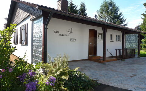 Zum Munteren Eichhörnchen: Plante, Ciel, Bâtiment, Fenêtre, Fleur, Arbre, Maison, Lot Terre, Porte
