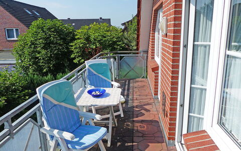 Norddeich 764: Propriété, Immobilier, Maison, Bâtiment, Zone Résidentielle, Appartement, Balcon, Balustrade, Toit, Domicile