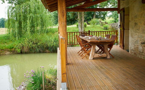 Moulin de Rabine: Propriété, Paysage Naturel, Arbre, Pièce, Bois, Maison, Plate-Forme, Immobilier, Porche, Bâtiment