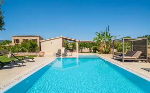 Cas Ciutada: Bleu, Piscine, Recours, Tropiques, Mobilier De Jardin, Villa, Eco Hôtel, Hacienda