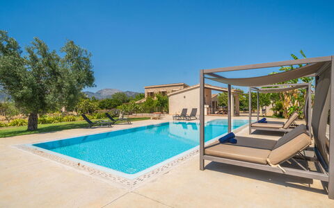 Cas Ciutada: Piscine, Recours, Mobilier De Jardin, Ombre, Tropiques, Parapluie, Eco Hôtel, Structure En Plein Air, Thermes, Villa