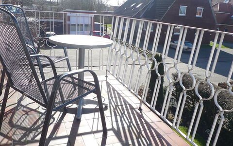 Norddeich 805: Le Fer, Balustrade, Métal, Rail Garde, Maison, Balcon, Plate-Forme, Bâtiment