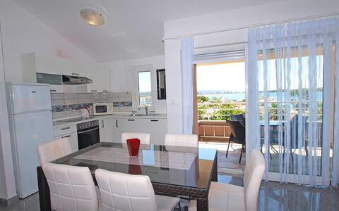 Zadar Bibinje 208: Pièce, Propriété, Meubles, Bâtiment, Design Intérieur, Maison, Domicile, Immobilier, Salle À Manger, Sol