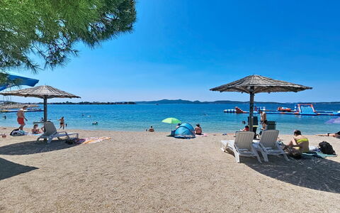 Zadar Bibinje 208: Cotiers Et Relief Océaniques, Mer, Côte, Plage, Rive, Mobilier De Jardin, Océan, Loisir, Recours, Vacances
