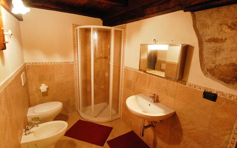 Fenis 100: Miroir, Marron, Robinet, Évier, Luminaire Plomberie, Propriété, Lavabo, Bâtiment, Salle De Bains, Bois