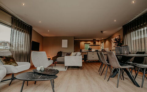De Woude: Meubles, Design Intérieur, Sol, Sol, Parquet, Bois, Plafond, Canapé, Salon, Pièce