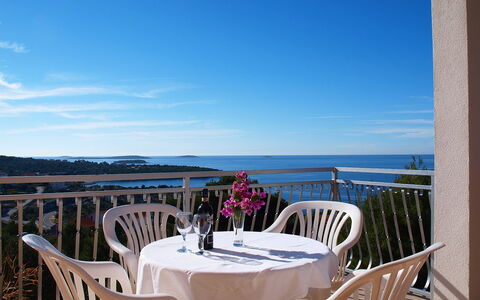 Mira: Ciel, Table, L'Eau, Meubles, Fleur, Nuage, Bâtiment, Chaise, Bleu Azur, Plante