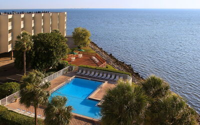 Tampa Tampa Bay 100: L'Eau, Bâtiment, Ciel, Propriété, Plante, Arbre, Bleu Azur, Station Balnéaire, Maison, Piscine